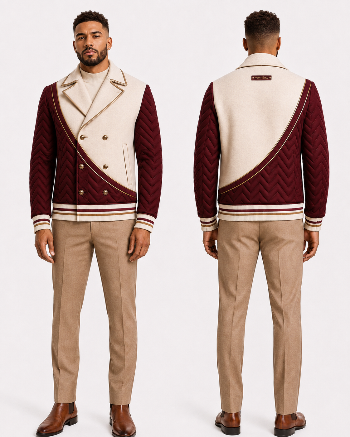 Vontiérrè Varsity Peacoat