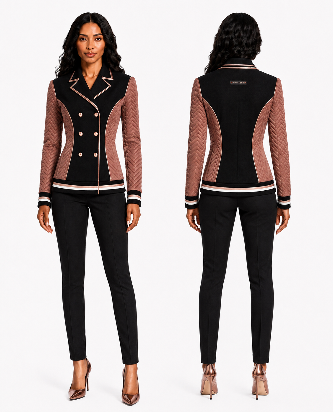 Vontiérrè Varsity Peacoat